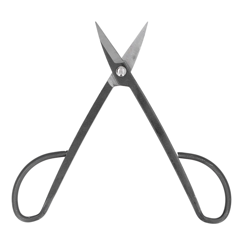 Concave Branch Cutter - กรรไกรตัดกิ่งบอนไซสแตนเลส ด้ามจับแบบผีเสื้อ สีดำ กรรไกรตัดกิ่งพืช น้ำหนักเบา สำหรับจัดดอกไม้