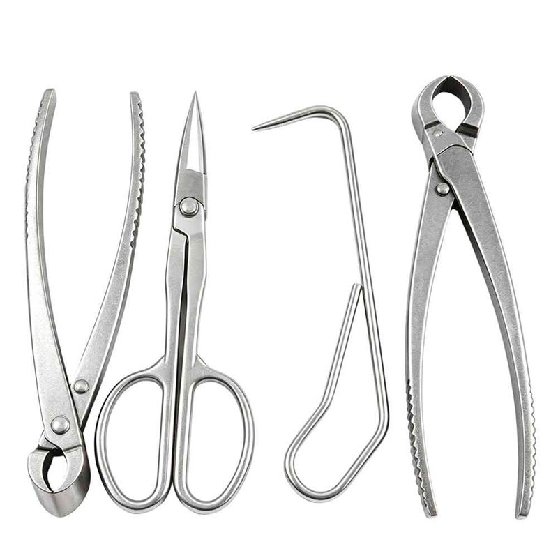 Concave Branch Cutter - ชุดเครื่องมือตัดแต่งต้นบอนไซ SHGO (4 ชิ้น), เครื่องตัดก้าน, เครื่องตัดร่องเว้า,