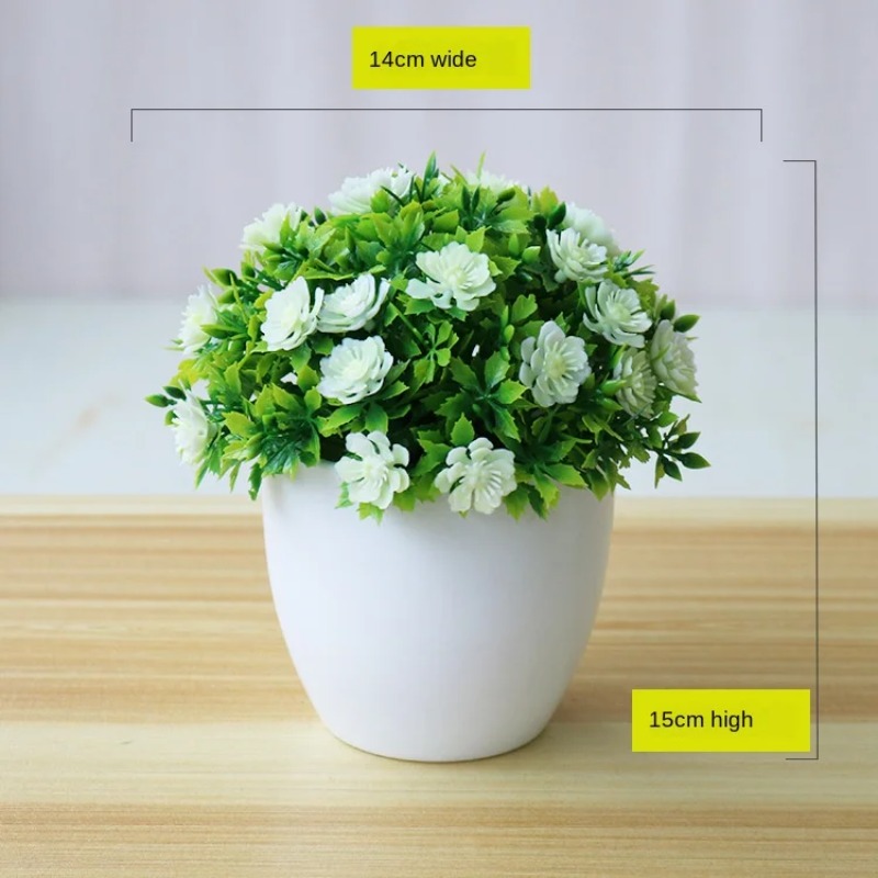 1Pcประดิษฐ์พืชBonsaiดอกไม้พืชด - Bonsai Gardenia บทวิจารณ์และราคา