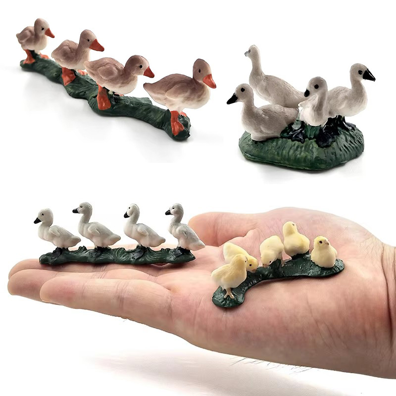 โมเดลจำลองไก่ เป็ด ห่าน สัตว์เ - Bonsai Garden Japan บทวิจารณ์และราคา