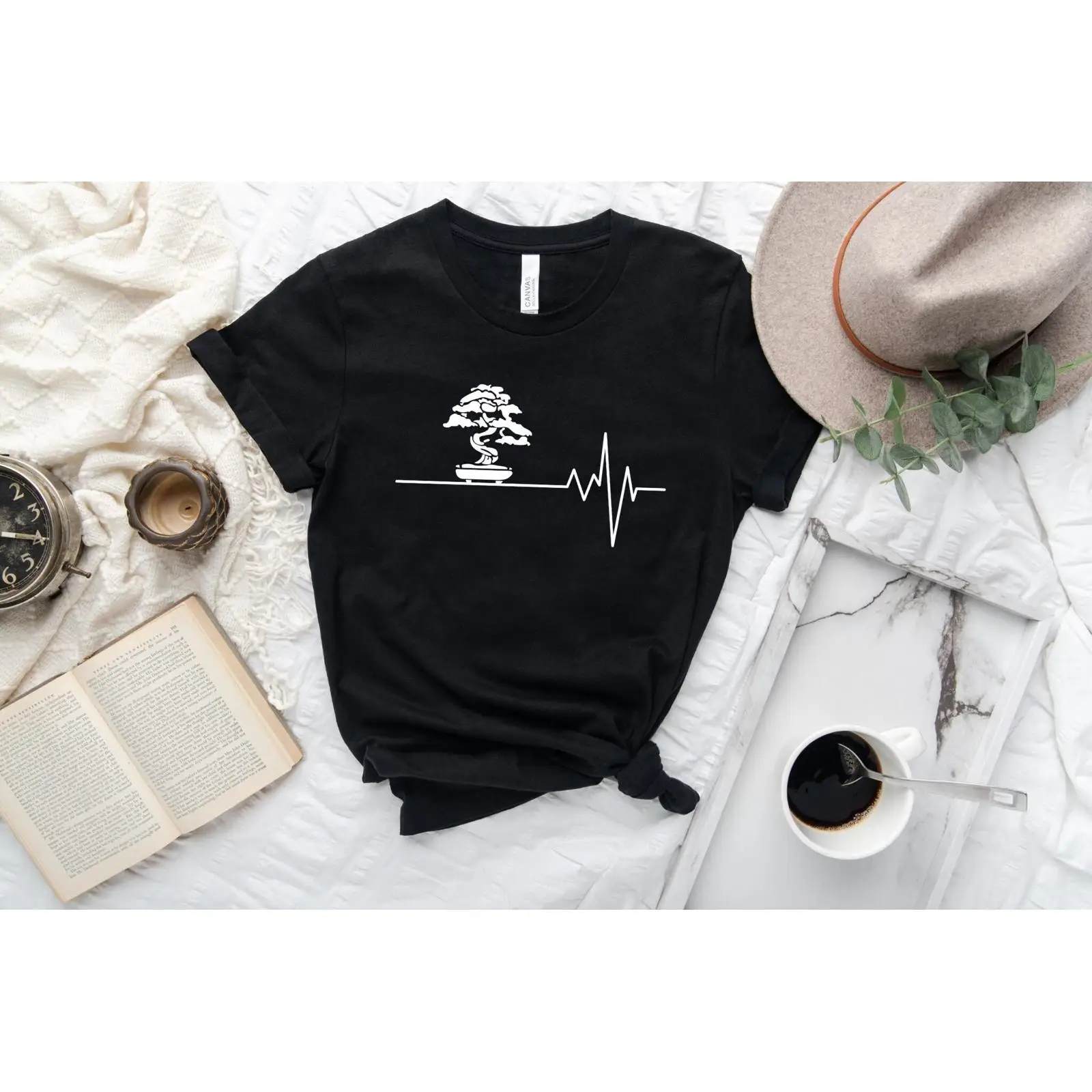 เสื้อยืดลายบอนไซฮาร์ทบีท เสื้อ - Bonsai Garden Japan บทวิจารณ์และราคา