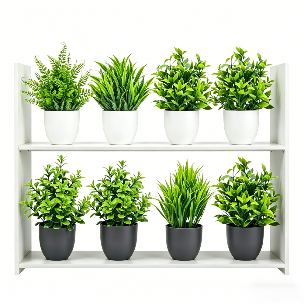 ชุดต้นไม้ประดิษฐ์ขนาดเล็ก 4 ชิ - Bonsai Gardenia บทวิจารณ์และราคา