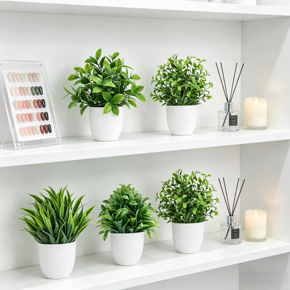 ชุดต้นไม้ประดิษฐ์ขนาดเล็ก 4 ชิ - Bonsai Gardenia บทวิจารณ์และราคา
