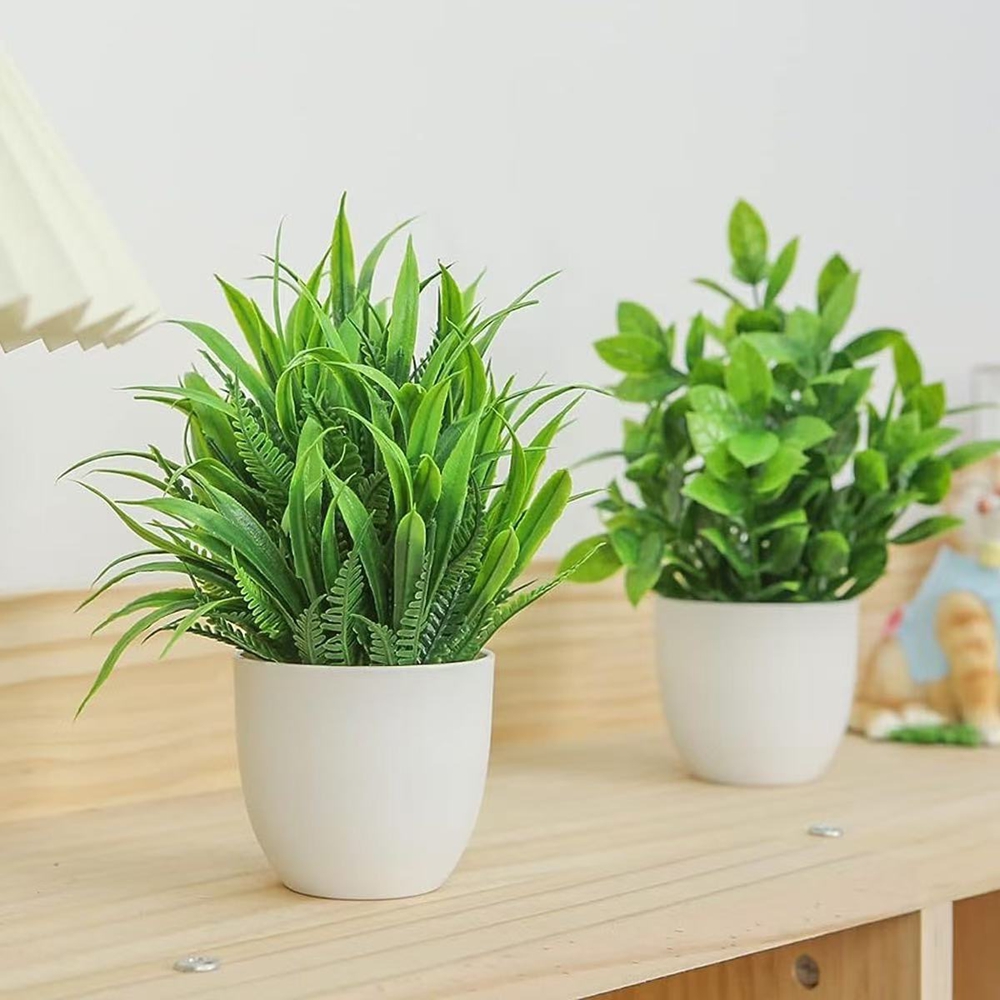 ชุดต้นไม้ประดิษฐ์ขนาดเล็ก 4 ชิ - Bonsai Gardenia บทวิจารณ์และราคา