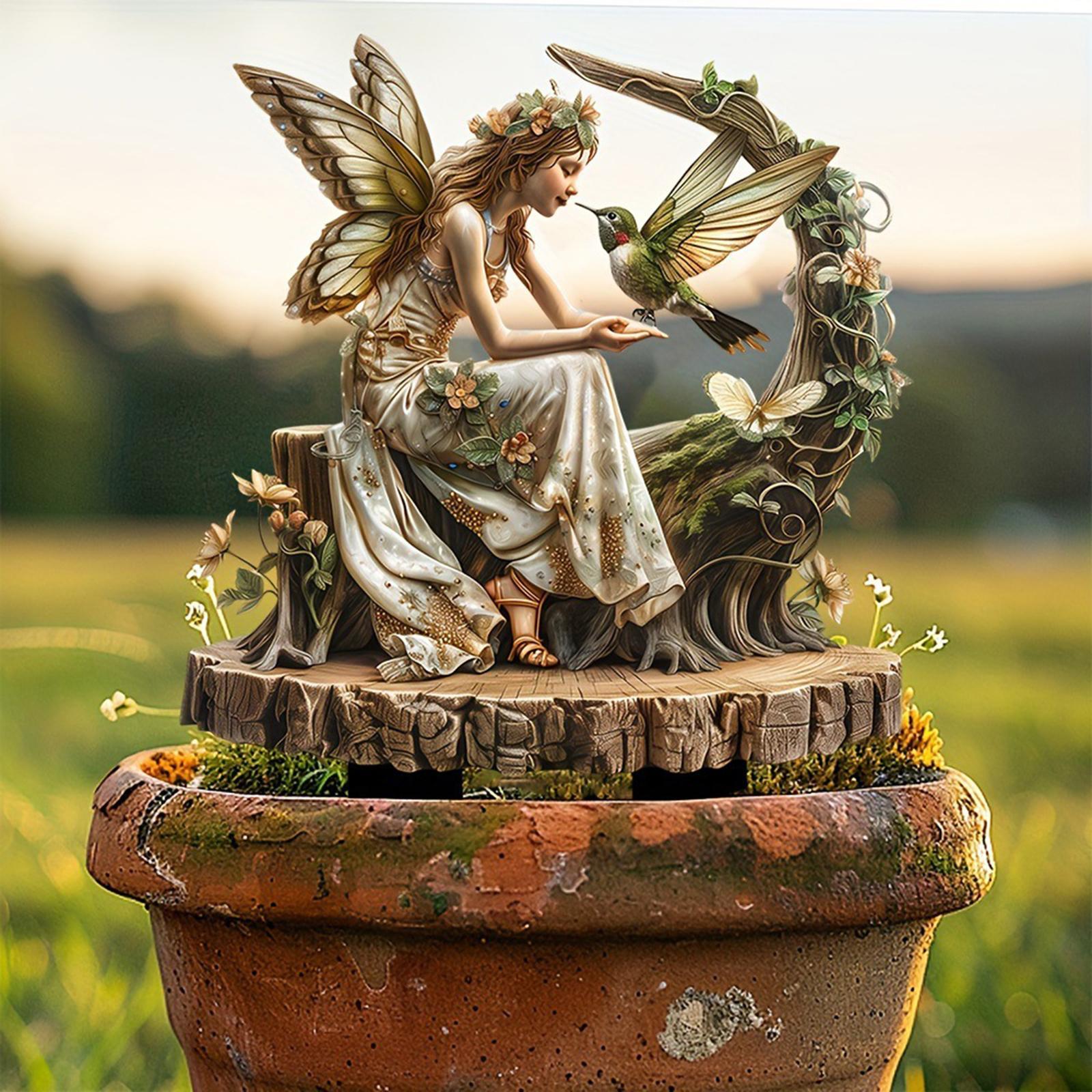 Fairy ตกแต่ง Garden Stake 2D ด - Bonsai Gardenia บทวิจารณ์และราคา