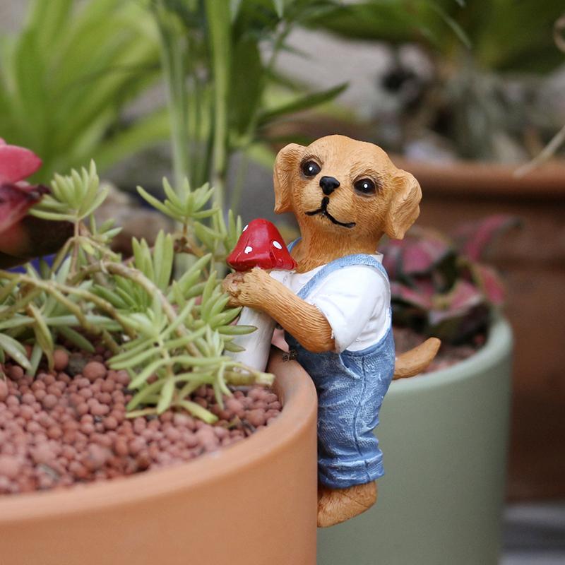 กระถางดอกไม้รูปสุนัขน่ารักแบบแ - Us Bonsai Garden บทวิจารณ์และราคา