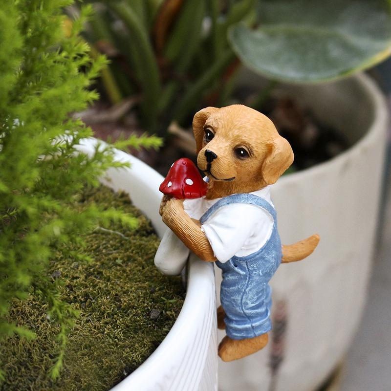 กระถางดอกไม้รูปสุนัขน่ารักแบบแ - Us Bonsai Garden บทวิจารณ์และราคา