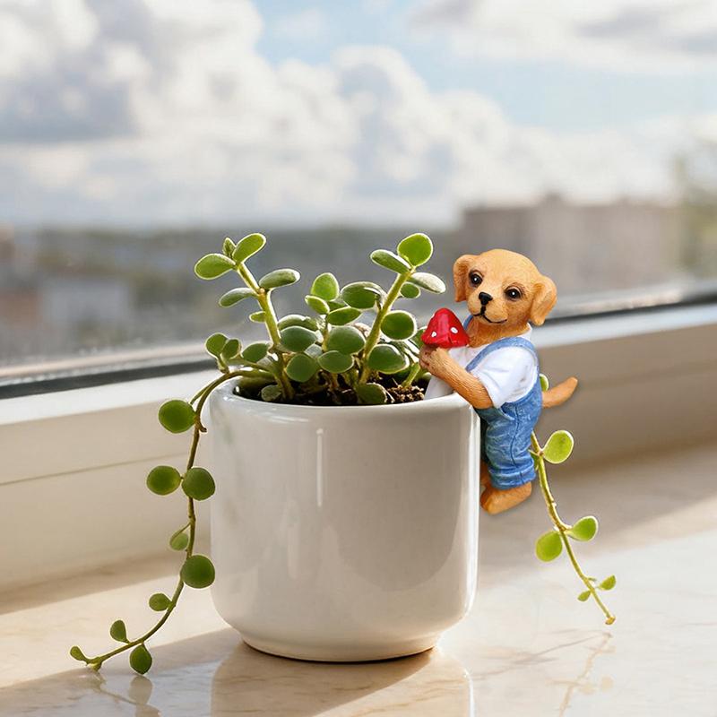 กระถางดอกไม้รูปสุนัขน่ารักแบบแ - Us Bonsai Garden บทวิจารณ์และราคา