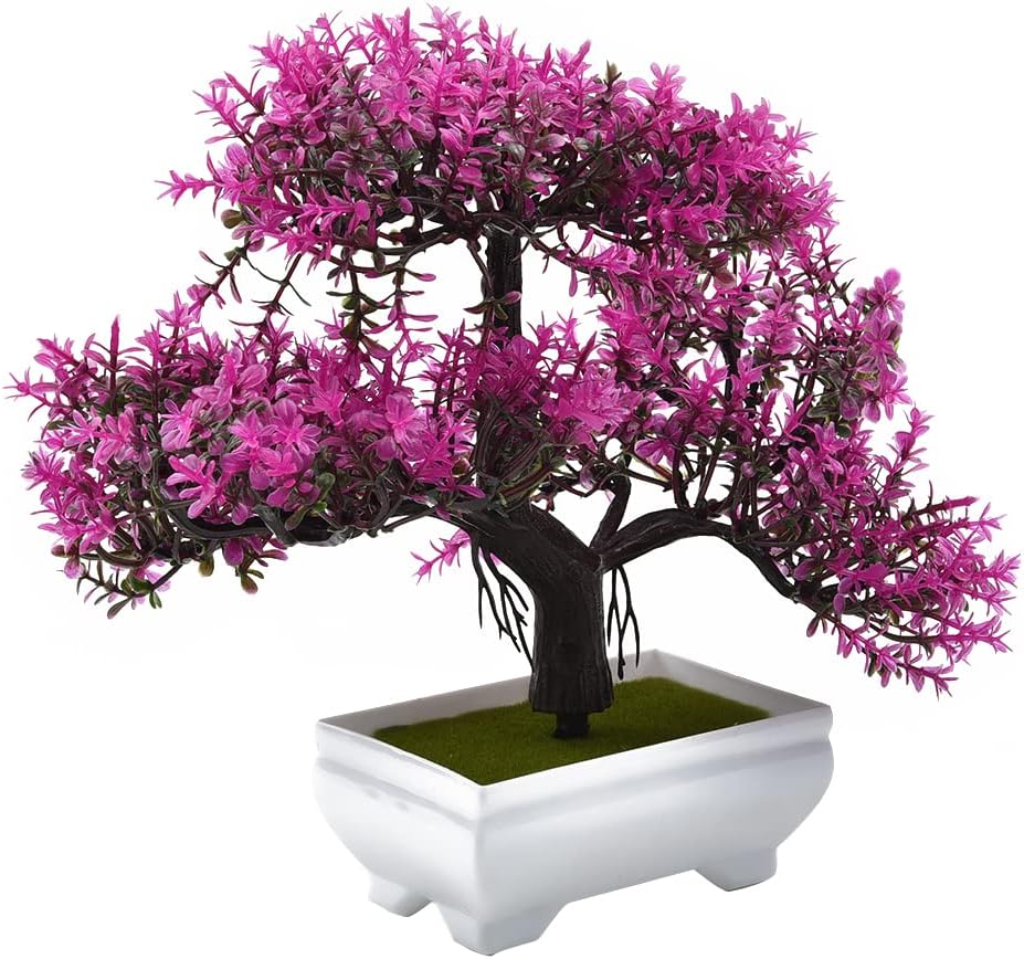 พืชประดิษฐ์บอนไซปลอมดอกไม้ Pot - Bonsai Gardenia บทวิจารณ์และราคา